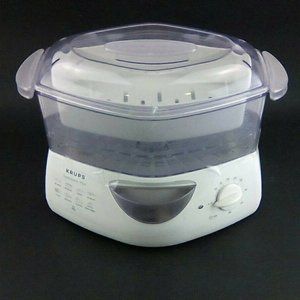 Krups Optisteam Plus 2 Tier Food Steamer Rice Cooker 652 White Kitchen Appliance